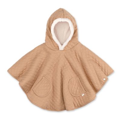 Poncho padded jersey + teddy QUILT 89 beige